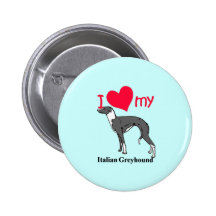 Italian Greyhound (Iggy) Pin