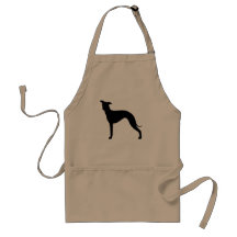 Italian Greyhound Silhouette Aprons