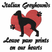 Italian Greyhounds Leave Paw Prints