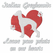 Italian Greyhounds Leave Paw Prints