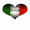italian heart copy, Italiana t-shirts