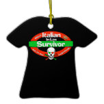 Italian In-Law Survivor Keepsake Ornament