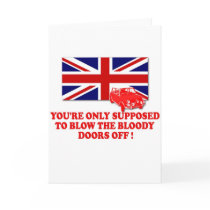 Italian Job Union Jack shirts Greeting Cards