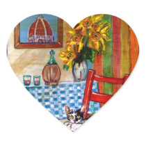 ITALIAN KITCHEN IN FLORENCE heart Heart Sticker