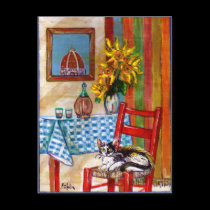 ITALIAN KITCHEN IN FLORENCE postcards