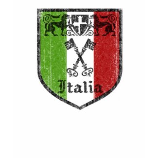 Italian Medieval Crest Womens Top Shirt shirt