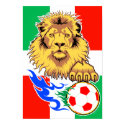 Italian,Mexican or Hungarian Soccer Lion Poster posters by rustyoldtown Italian,Mexican or Hungarian Soccer Lion Poster posters