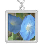 italian morning glories custom necklace