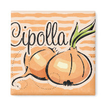 Italian Onion Kitchen Magnet