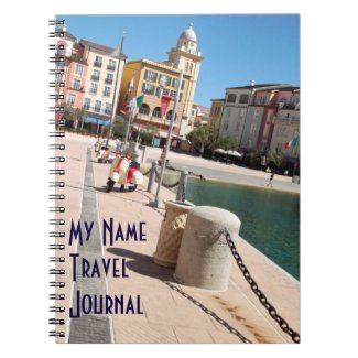 Italian Piazza Themed Travel Journal