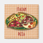 Italian Pizza Fridge Magnets