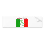 Italian Pride Bumper Sticker