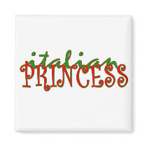Italian Princess magnets