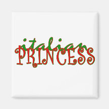 Italian Princess Magnets