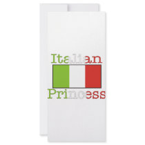 Italian Princess Full Color Rack Card