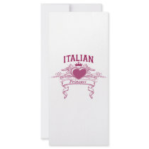Italian Princess Full Color Rack Card
