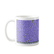 Italian Proverb Mug with lemons and tiles and Art_