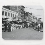 Italian Pushcart Market, Bronx: 1940 Mousepads