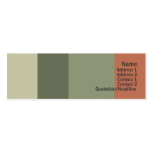 Italian Restaurant - Skinny Business Card