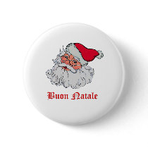 Italian Santa Claus #2 Pin button