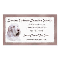 Italian Spinone Italiano business cards