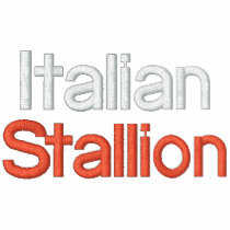 Italian Stallion Green Hoodie embroidered shirts