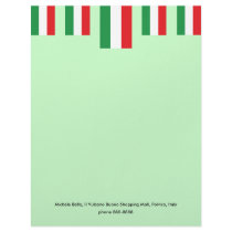 Italian Stripes letterhead by adellaandmella Italian Stripes letterhead