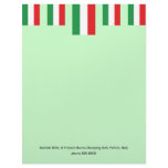 Italian Stripes Letterhead Design