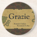 Italian Style - Restaurant/Store Add Coaster