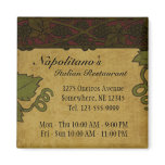 Italian Style - Restaurant/Store Add Magnet