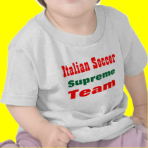 Italian supreme soccer team babyt-hirts t-shirts