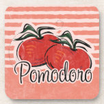 Italian Tomato Cork Coaster