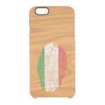Italian touch fingerprint flag clear iPhone 6/6S case