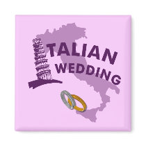 Italian Wedding Magnet by biscottimafia Italian Wedding Magnet