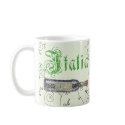 Italian Wine Bottle Coffee Mug by biscottimafia Italian Wine Bottle Coffee Mug