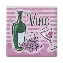 Italian Wine Kitchen Magnet