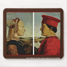 Italiano: Ritratto Di Federico Da Montefeltro, Bat Mouse Pad