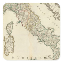 Italy 21 square sticker