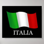 Italy Best seller wavy flag for Italians posters