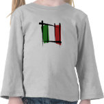 Italy Brush Flag Shirt
