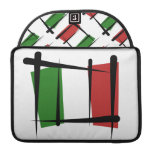 Italy Brush Flag Sleeves For MacBook Pro