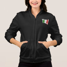 Italy Brush Flag Tee Shirts