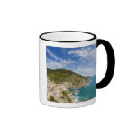 Italy, Cinque Terre, Vernazza, Hillside Town of 2 Coffee Mug