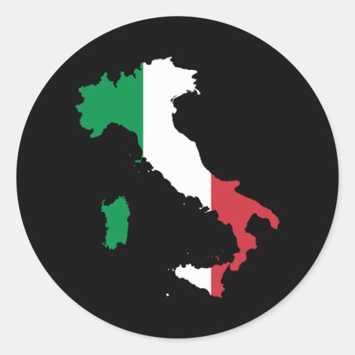 Italy Classic Round Sticker | Zazzle