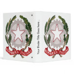 Italy Coat of Arms detail binders