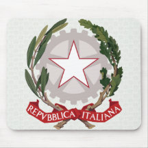 Italy Coat of Arms detail Mouse Pads