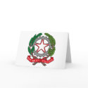 Italy Coat of Arms Greeting Card