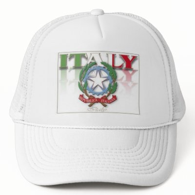 Italy Coat of Arms Hats by rjvalentic