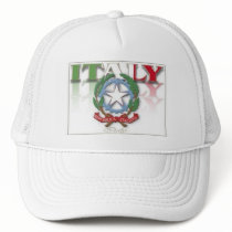 Italy Coat of Arms hats
