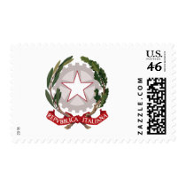 Italy coat of arms postage
